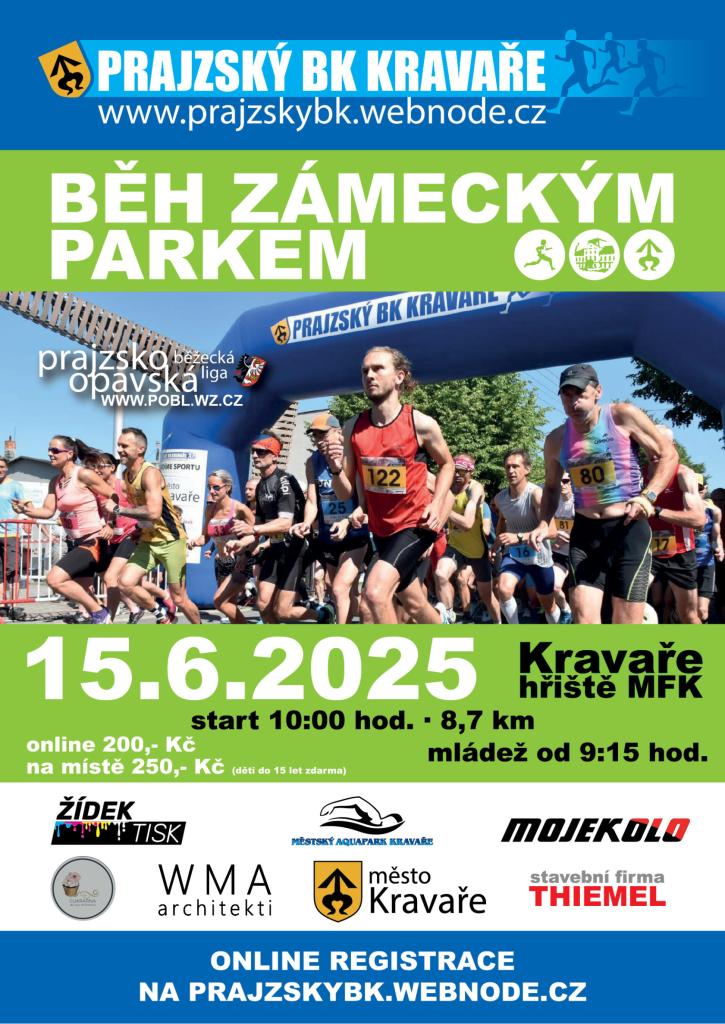 Běh zámeckým parkem