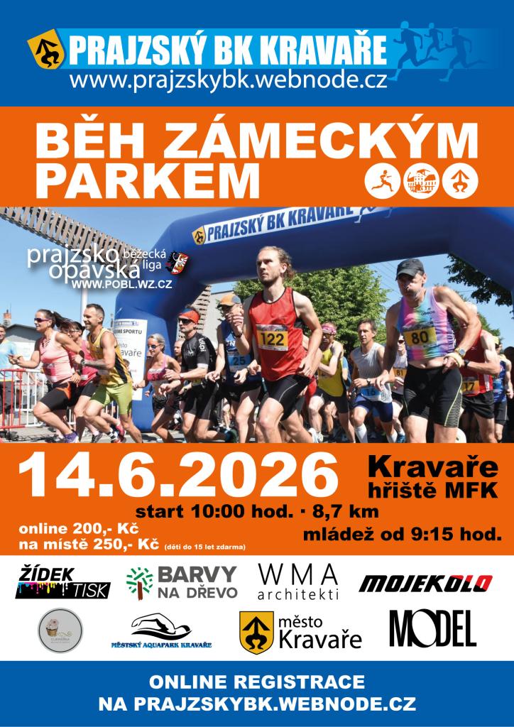Běh zámeckým parkem