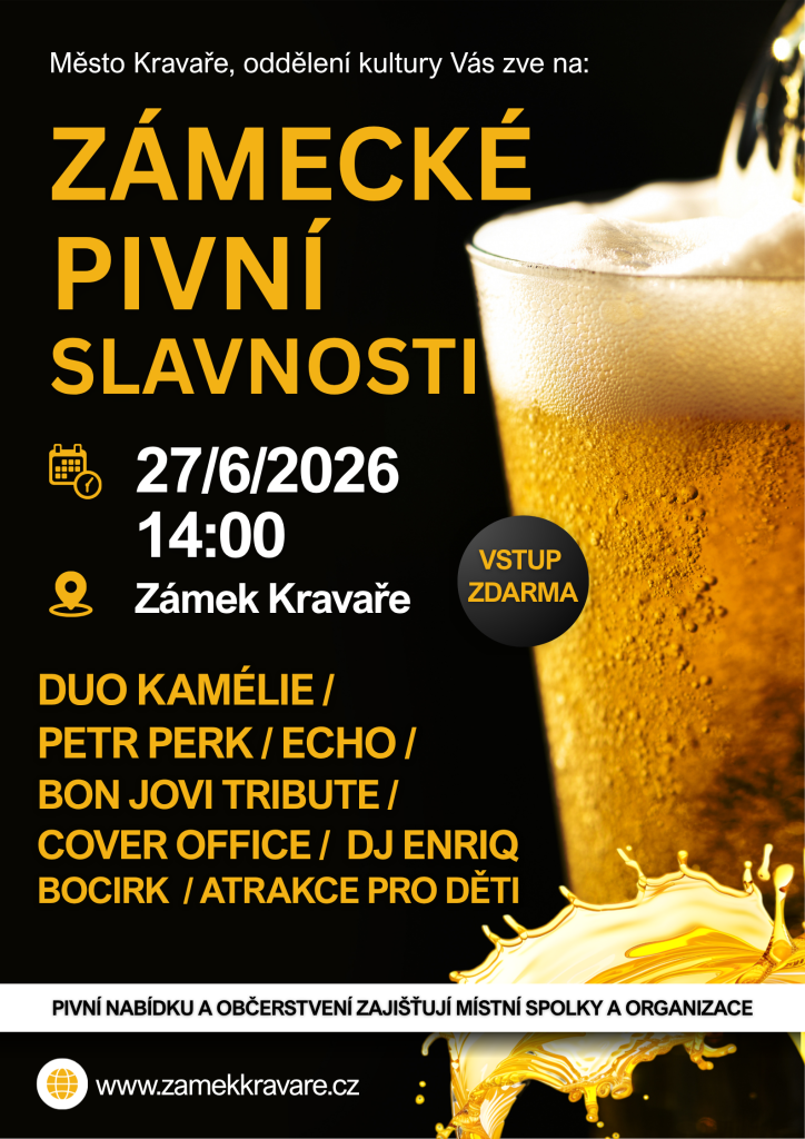 Zámecké pivní slavnosti 2026