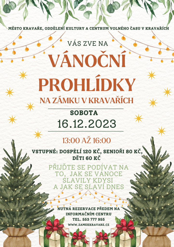 Vánoční prohlídky zámku