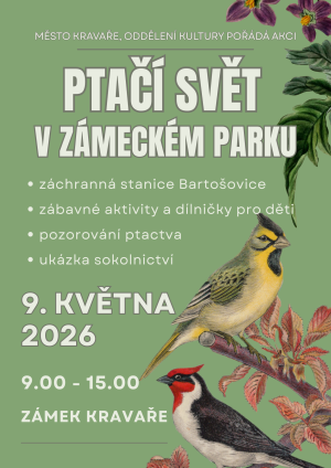 Ptačí svět v zámeckém parku